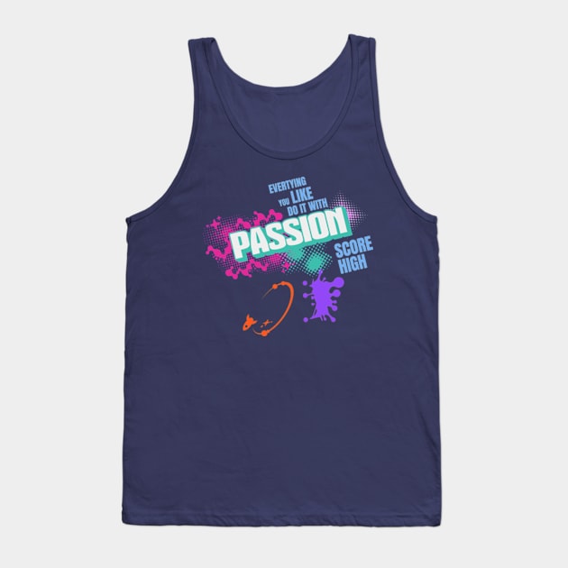 Video Passion High Score Tank Top by bert englefield 